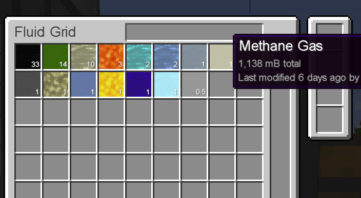 Methane Gas in a Refined Storage System