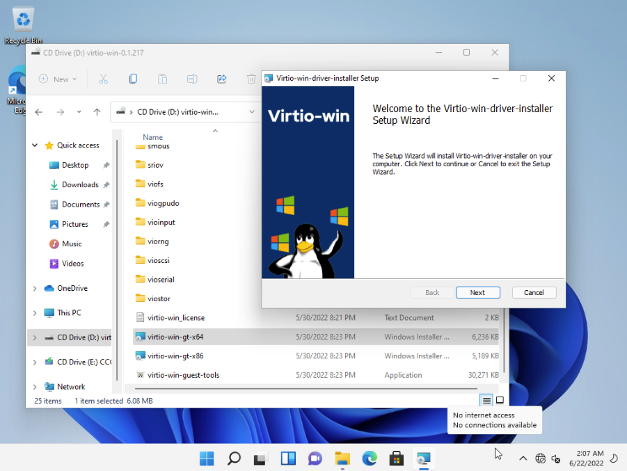 Install VirtIO Drivers