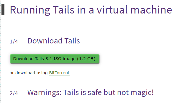 Download Tails ISO