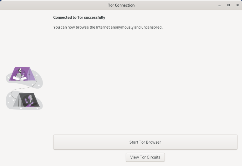 Connect to Tor successfully
