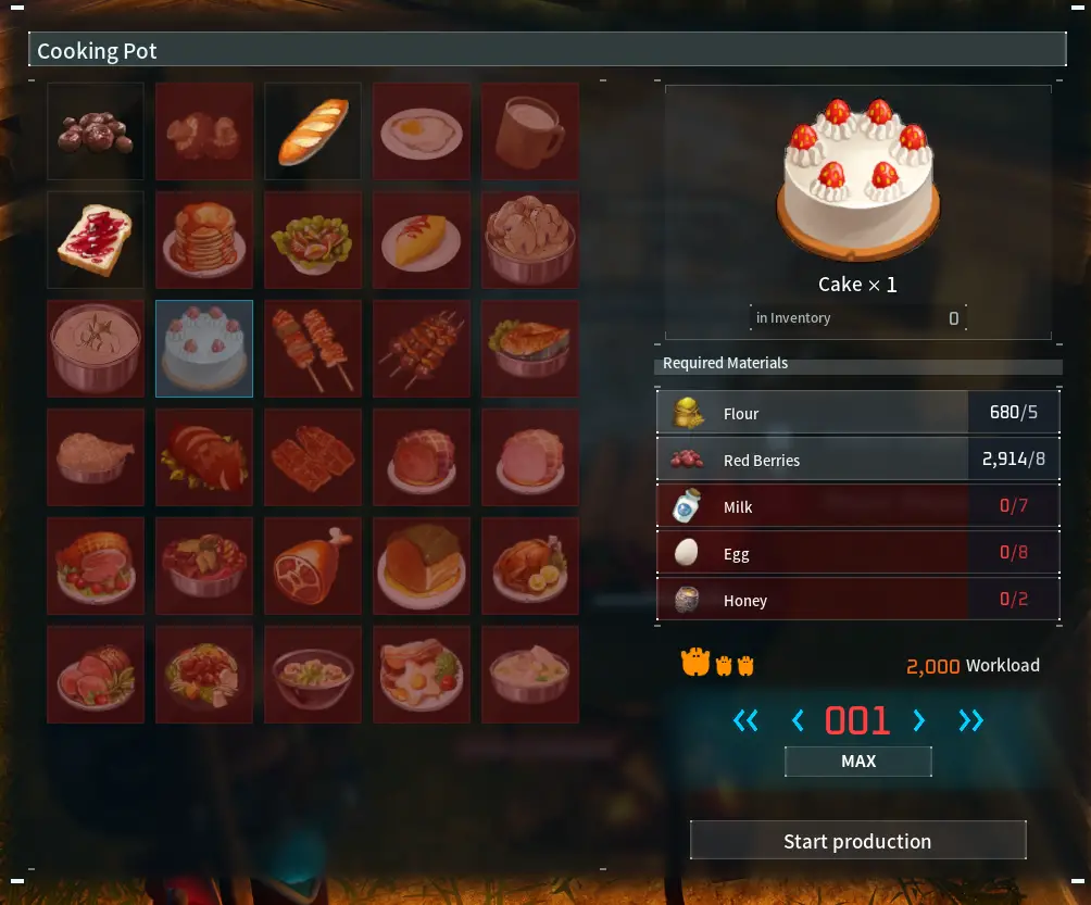 How to Make Cake in Palworld